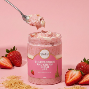STRAWBERRIES AND CREAM DUBAI JAR